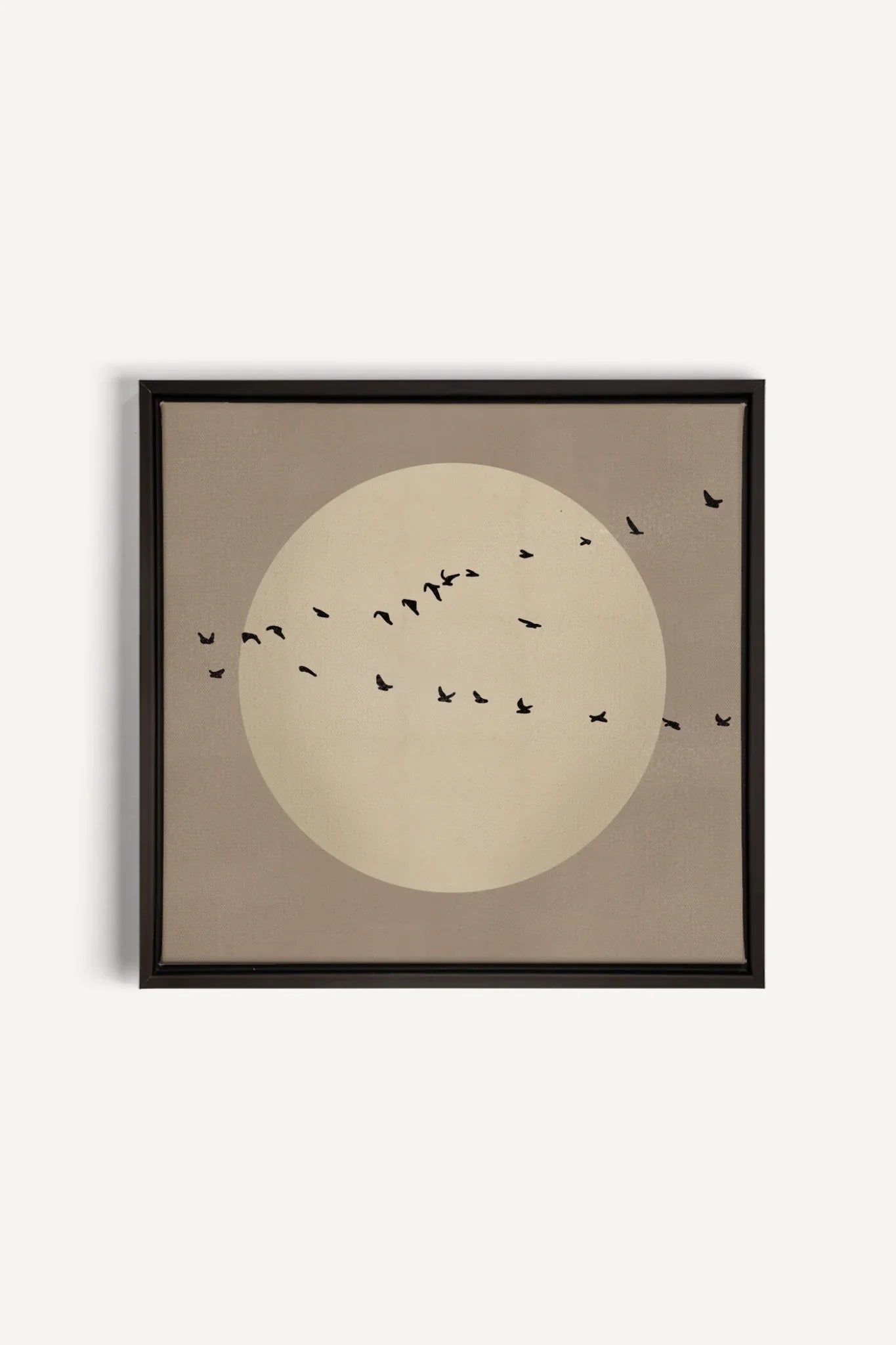 OLEKA CANVAS - FLIGHT OF LIGHT, Oeuvre sur toile étirée, encadré Noir