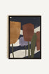 OLEKA CANVAS - FLORAISONS, Oeuvre sur toile étirée, encadré Noir