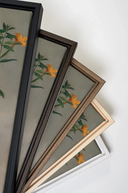 FLORAL REVERIE, Oeuvre sur toile étirée, encadré Noir
