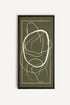 OLEKA CANVAS - FLOWING HARMONY, Oeuvre sur toile étirée, encadré Brun Noyer