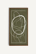OLEKA CANVAS - FLOWING HARMONY, Oeuvre sur toile étirée, encadré Brun Chêne