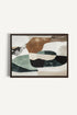 OLEKA CANVAS - FRAGMENTS NATURELS, Oeuvre sur toile étirée, encadré Brun Noyer