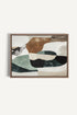 OLEKA CANVAS - FRAGMENTS NATURELS, Oeuvre sur toile étirée, encadré Brun Chêne
