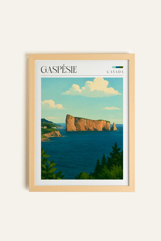 GASPÉSIE, Toile Rigide