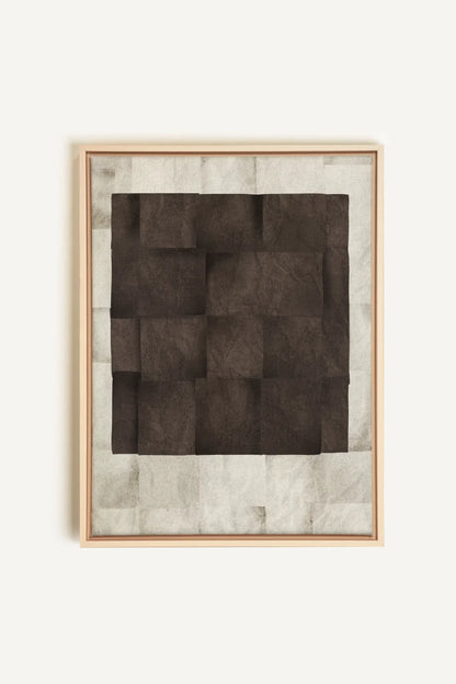OLEKA CANVAS - GENESIS, Oeuvre sur toile étirée, encadré Naturel Clair