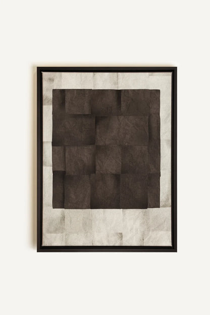 OLEKA CANVAS - GENESIS, Oeuvre sur toile étirée, encadré Noir