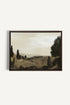 OLEKA CANVAS - GLEMSFORD MEADOWS, Oeuvre sur toile étirée, encadré Brun Noyer
