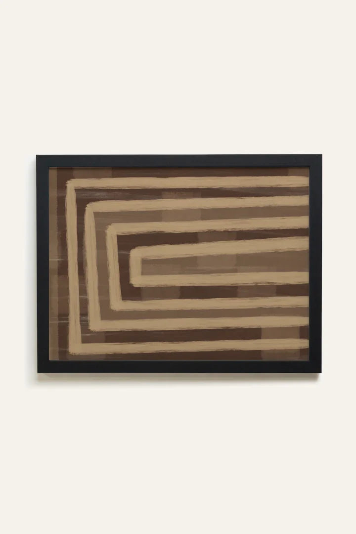 GOLDEN MAZE, Toile Rigide