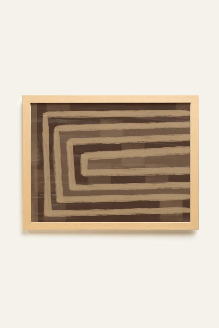 GOLDEN MAZE, Toile Rigide