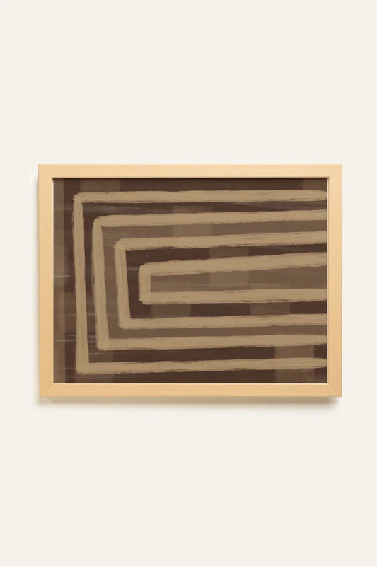 GOLDEN MAZE, Toile Rigide