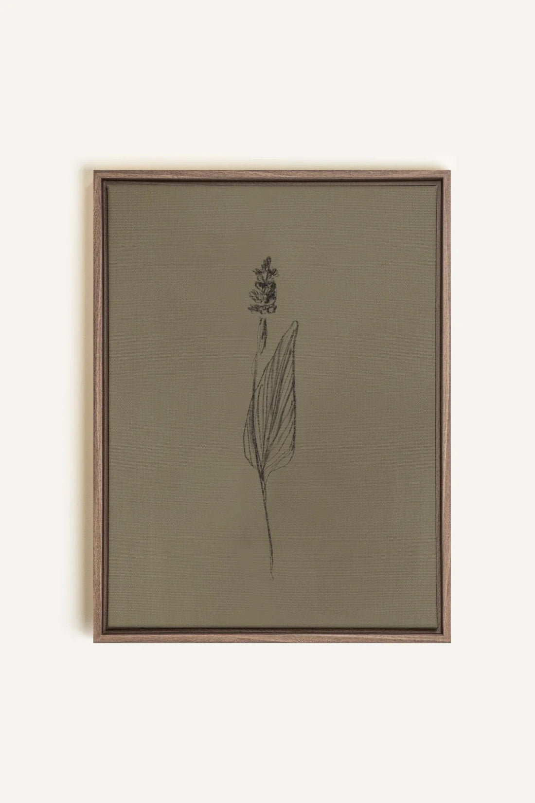OLEKA CANVAS - GRAIN DE NATURE, Oeuvre sur toile étirée, encadré Brun Chêne