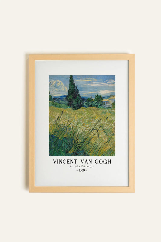 GREEN WHEAT FIELD, Toile Rigide