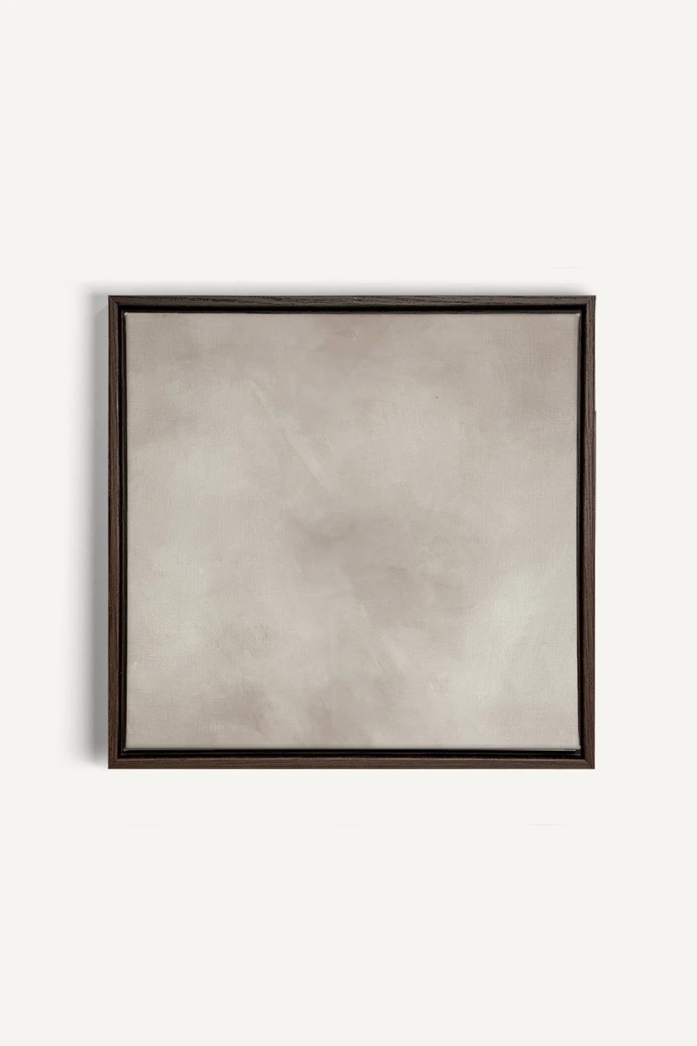 HAZES, Oeuvre sur toile étirée, encadré Brun Noyer