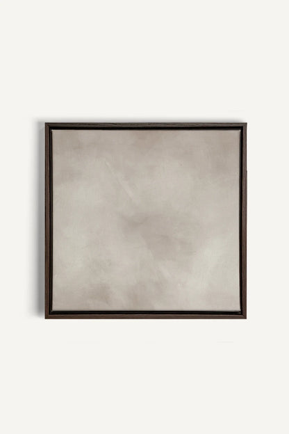 HAZES, Oeuvre sur toile étirée, encadré Brun Noyer