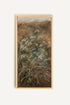 HERBES FOLLES toile étirée encadré naturel clair