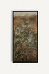 HERBES FOLLES toile étirée encadré noir