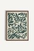OLEKA CANVAS - HERITAGE GREENERY, Oeuvre sur toile étirée, encadré Brun Chêne