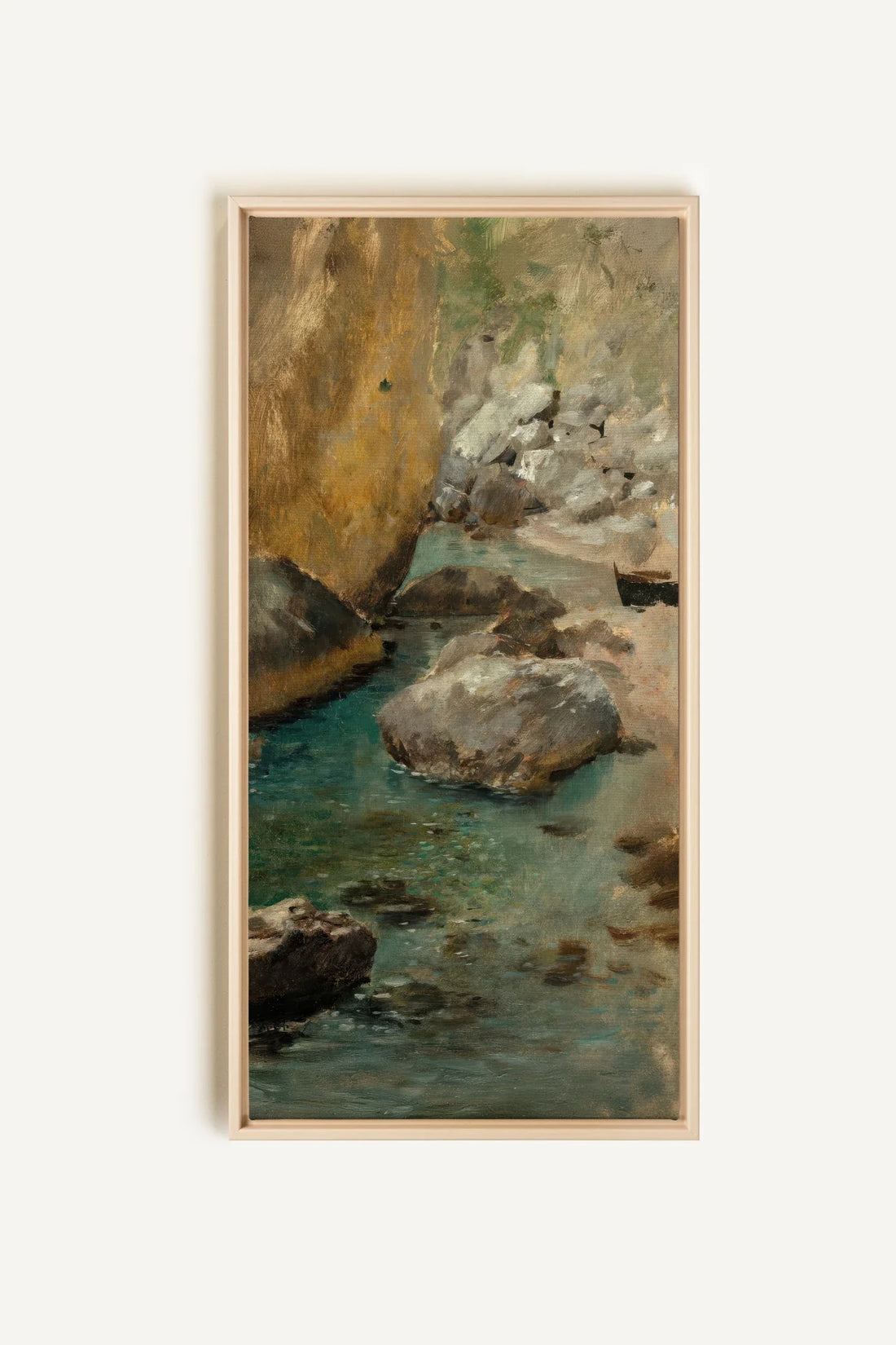 HIDDEN COVE, Oeuvre sur toile étirée, encadré Naturel Clair