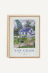 OLEKA CANVAS - HOUSES AT AUVERS, Oeuvre sur toile étirée, encadré Naturel Clair