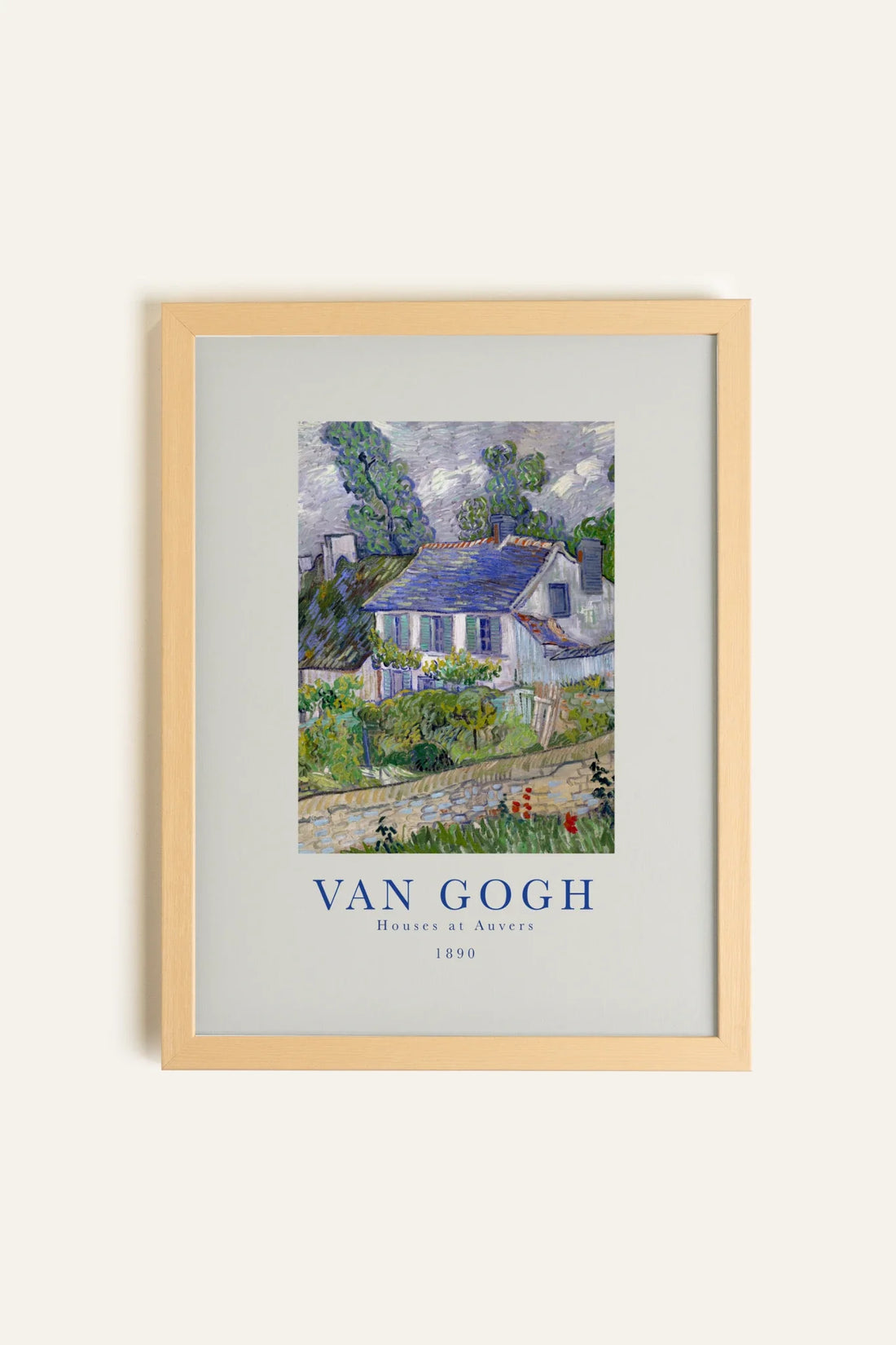 HOUSES AT AUVERS, Toile Rigide