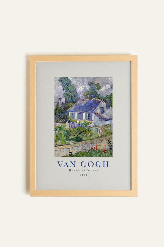 HOUSES AT AUVERS, Toile Rigide