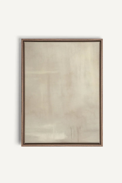 OLEKA CANVAS - ILLUMI, Oeuvre sur toile étirée, encadré Brun Chêne