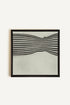 OLEKA CANVAS - INFINITE STRIPES, Oeuvre sur toile étirée, encadré Noir