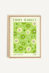 OLEKA CANVAS - KIWI, Oeuvre sur toile étirée, encadré Naturel Clair