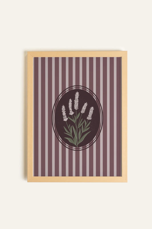 LAVENDER STRIPES, Toile Rigide