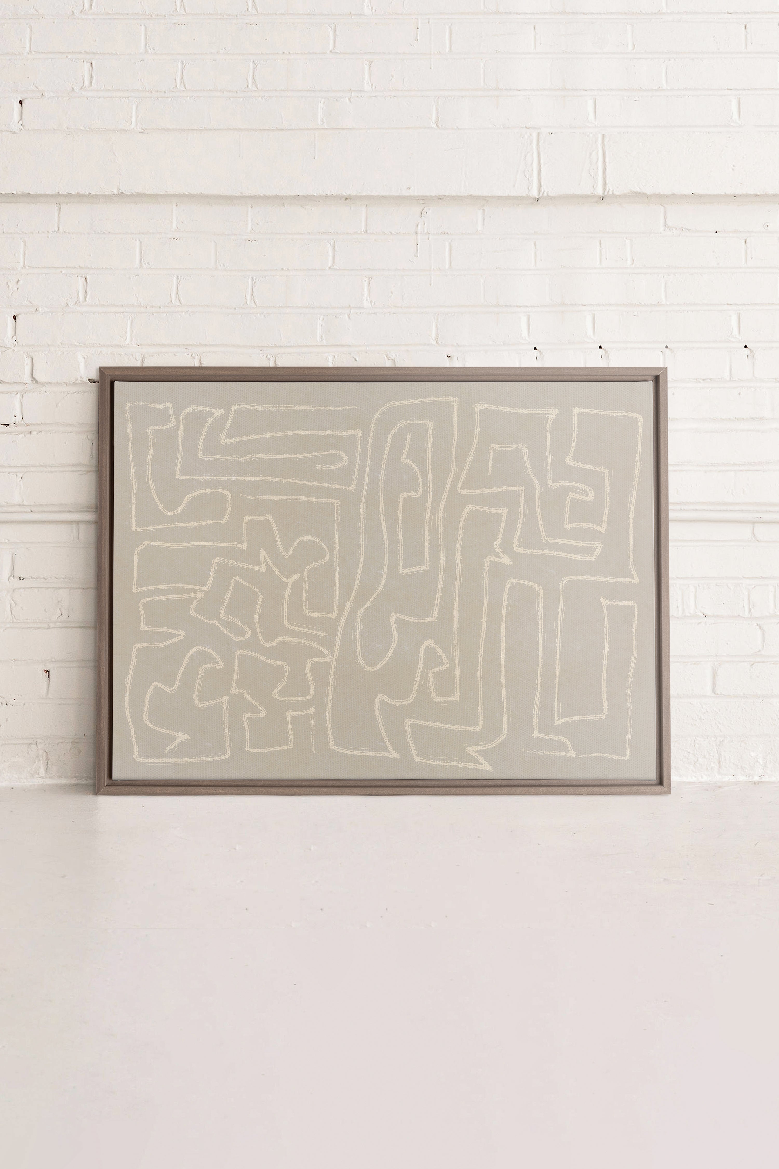 LOST, Oeuvre sur toile étiré