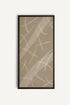 OLEKA CANVAS - LUMINOUS LINES, Oeuvre sur toile étirée, encadré Brun Noyer