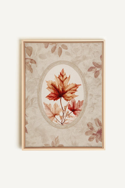 MAPLE MEMORY, Oeuvre sur toile étirée, encadré Naturel Clair