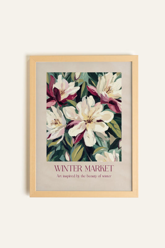MARCHÉ HIVERNAL II, Toile Rigide