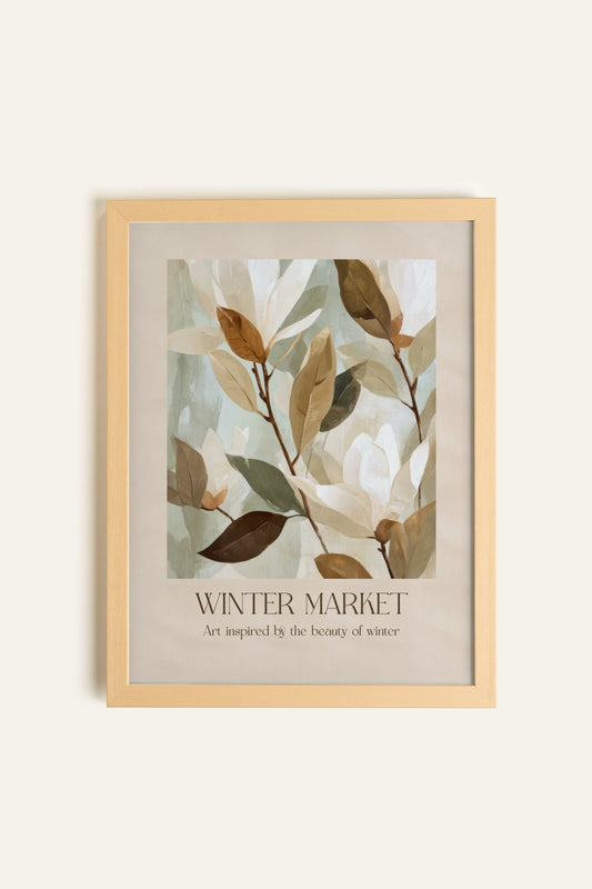 MARCHÉ HIVERNAL III, Toile Rigide