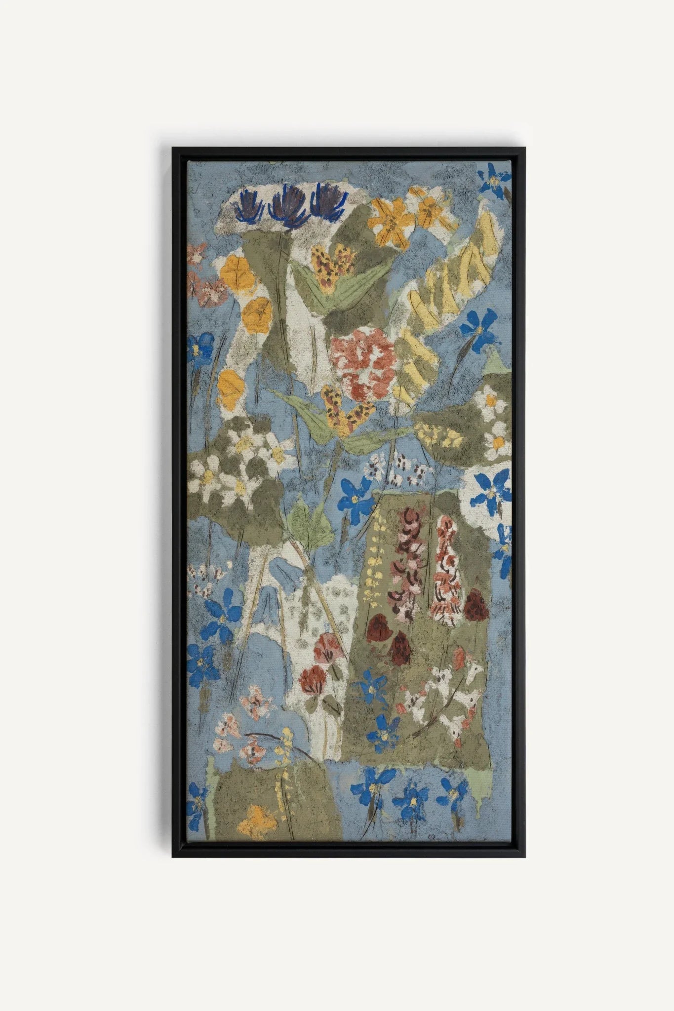 MEADOW TAPESTRY, Oeuvre sur toile étirée, encadré Noir