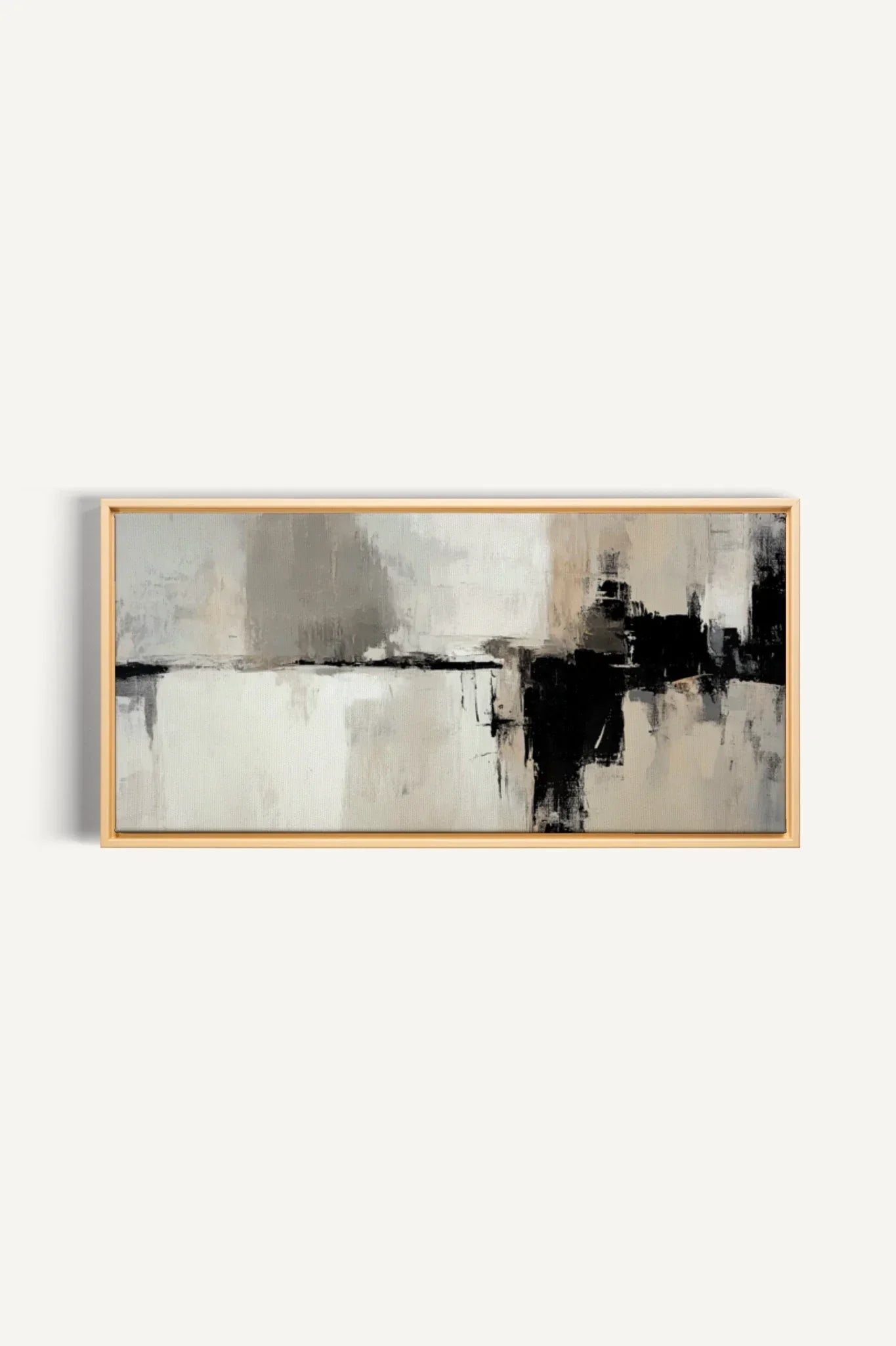OLEKA CANVAS - MINERAL ESSENCE, Oeuvre sur toile étirée, encadré Naturel Clair