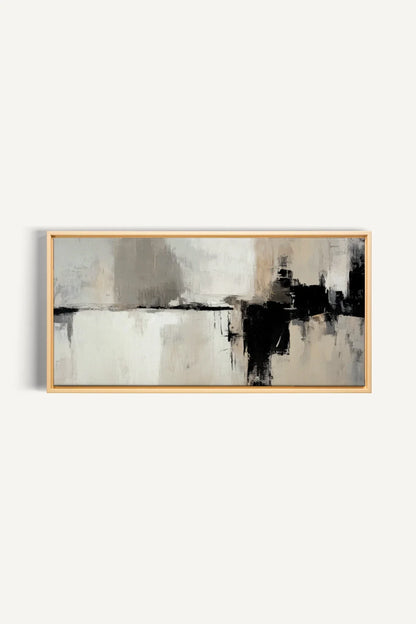 OLEKA CANVAS - MINERAL ESSENCE, Oeuvre sur toile étirée, encadré Naturel Clair