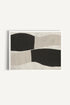 OLEKA CANVAS - MIRROR, Oeuvre sur toile étirée, encadré Blanc