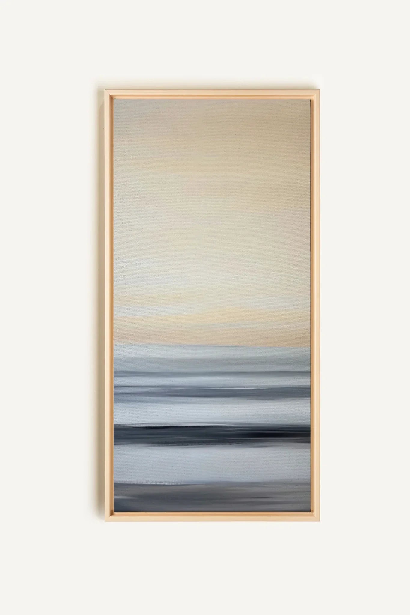 OLEKA CANVAS - MIST ECHOES, Oeuvre sur toile étirée, encadré Naturel Clair