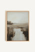 OLEKA CANVAS - MISTY HORIZON, Oeuvre sur toile étirée, encadré Naturel Clair