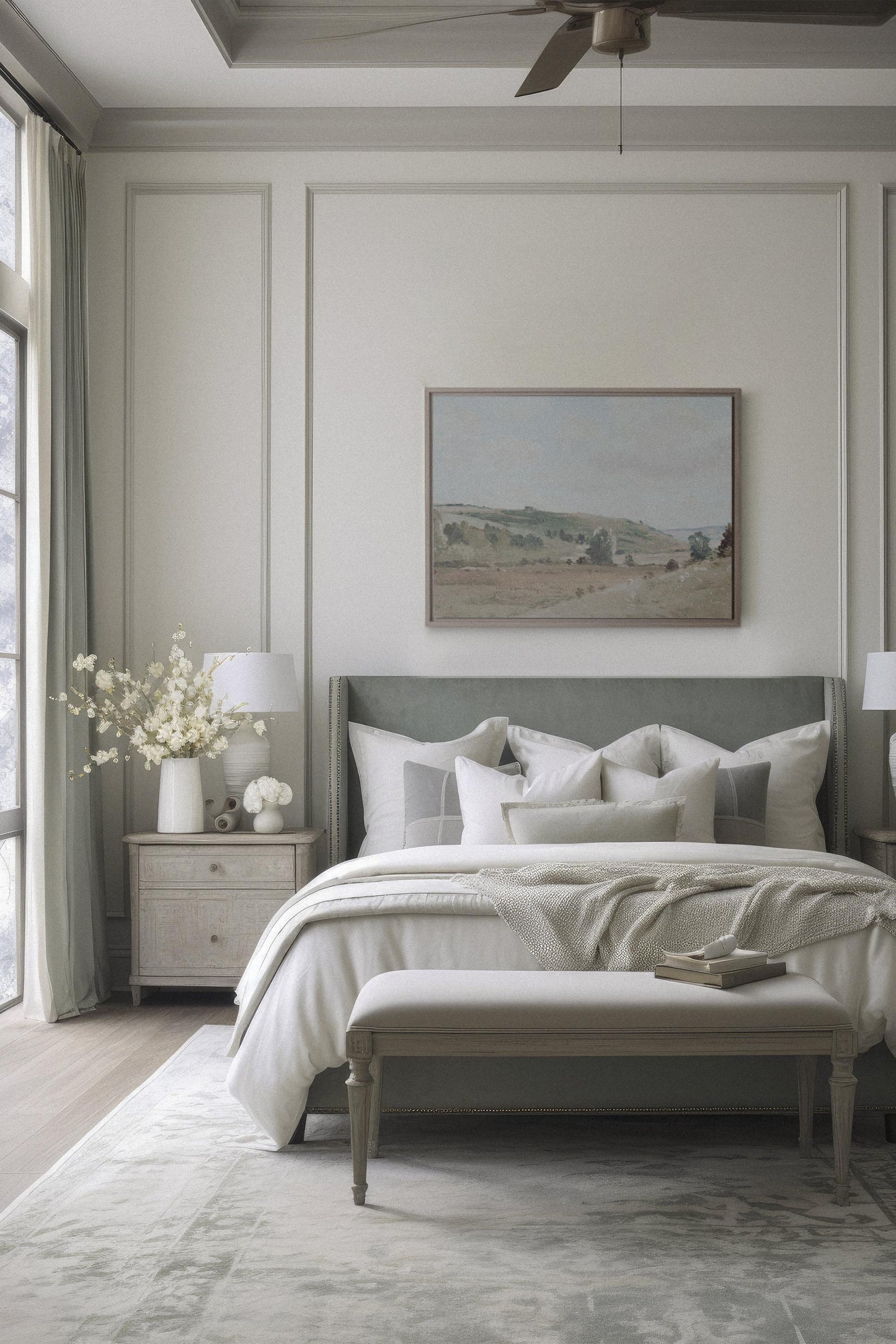 HILLSIDE, printed canvas