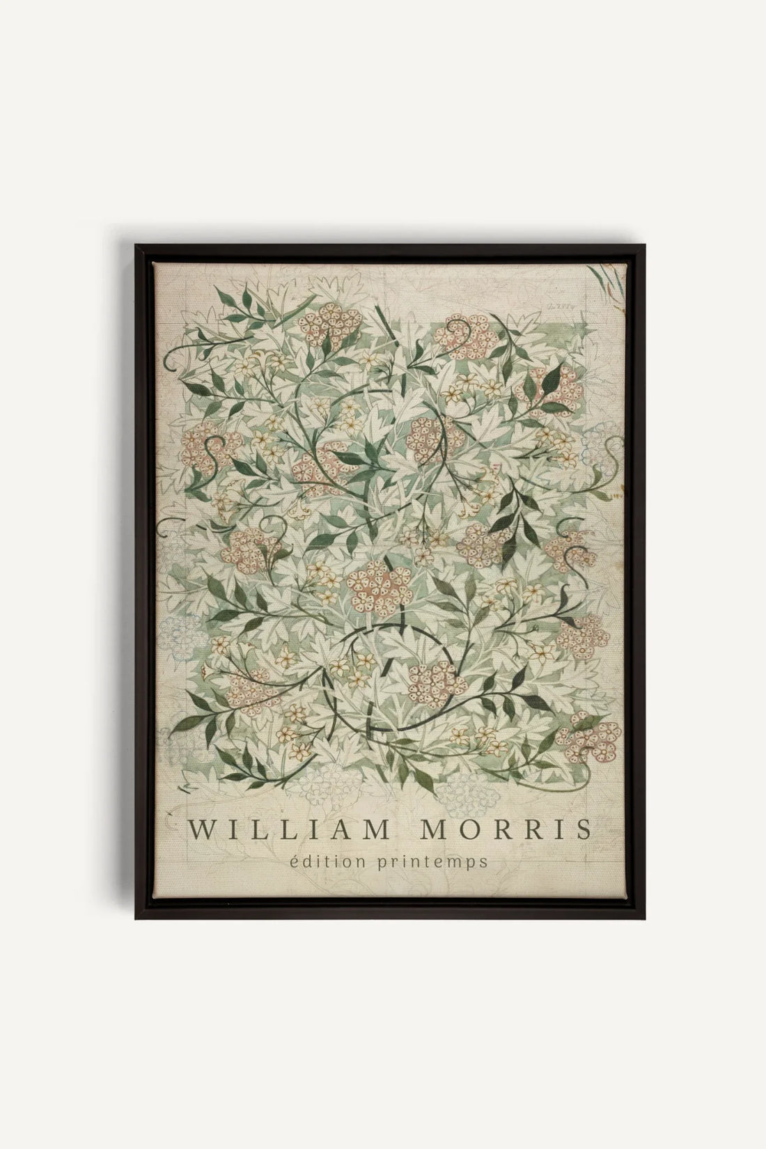 MORRIS GARDEN, Oeuvre sur toile étirée, encadré Noir