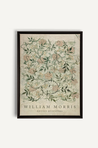 MORRIS GARDEN, Oeuvre sur toile étirée, encadré Noir