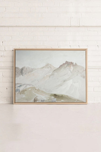 MOUNTAIN VIEW, Work on stretched canvas