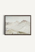 OLEKA CANVAS - MOUNTAIN VIEW, Oeuvre sur toile étirée, encadré Brun Noyer