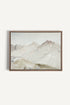 OLEKA CANVAS - MOUNTAIN VIEW, Oeuvre sur toile étirée, encadré Brun Chêne