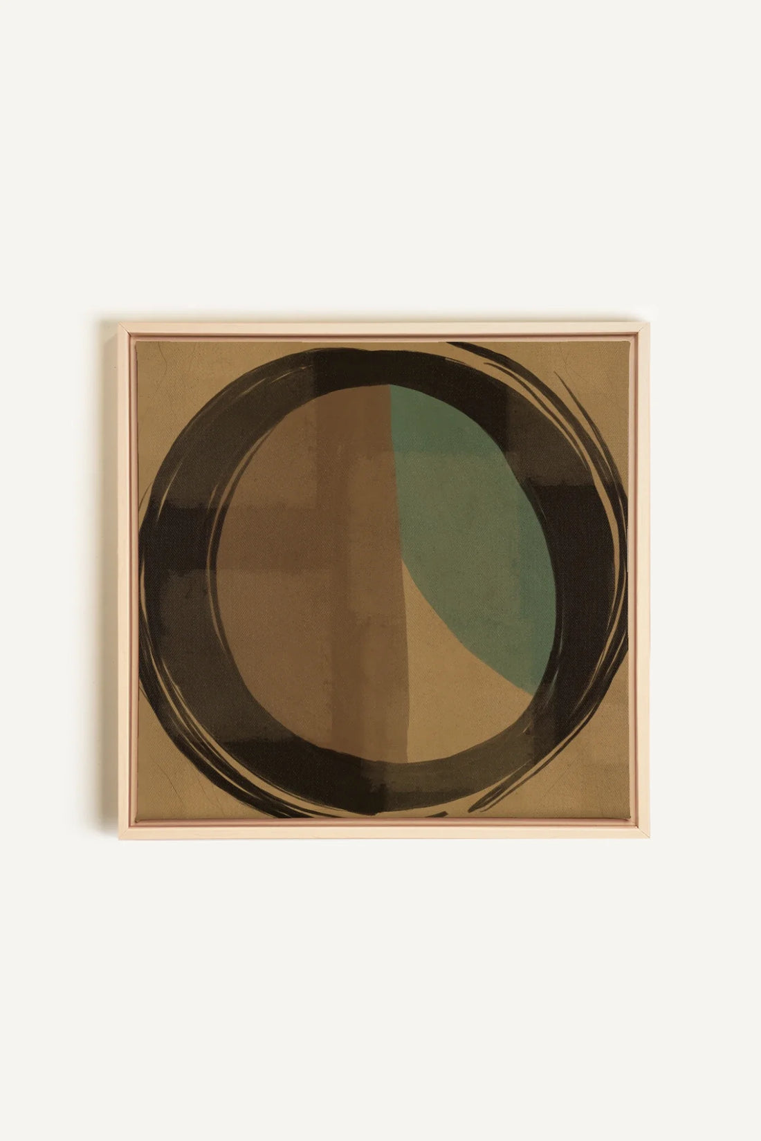 MOVING LINES, Artwork on stretched canvas, framed Natural Light