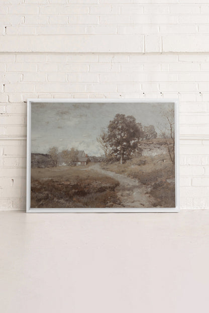 RURAL LANDSCAPE, Work on stretched canvas