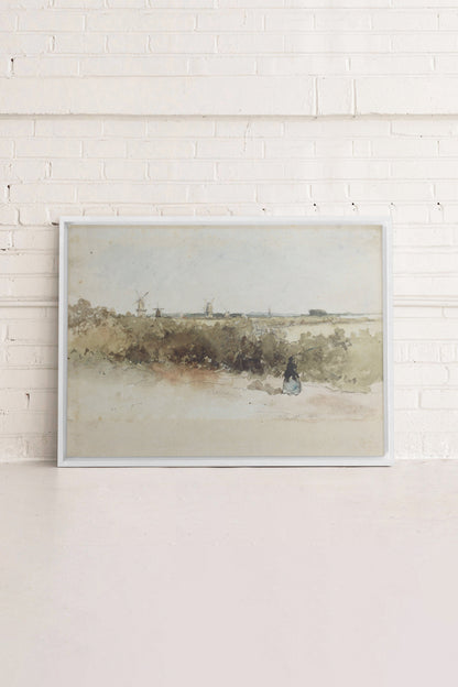 VINTAGE FARMHOUSE II, Work on stretched canvas