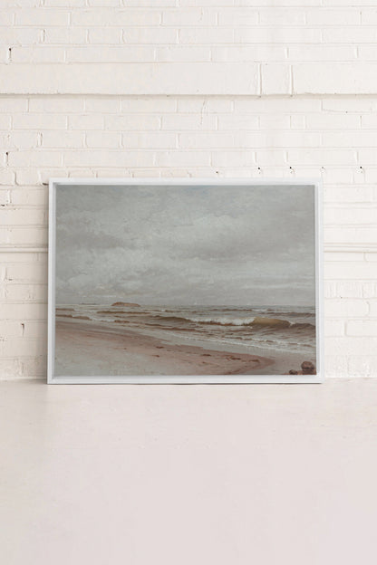 LONG WAVES, printed canvas